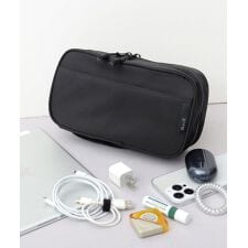 撥水加工 多収納ポケット ビジネスポーチ 旅行用 バッグインバッグ