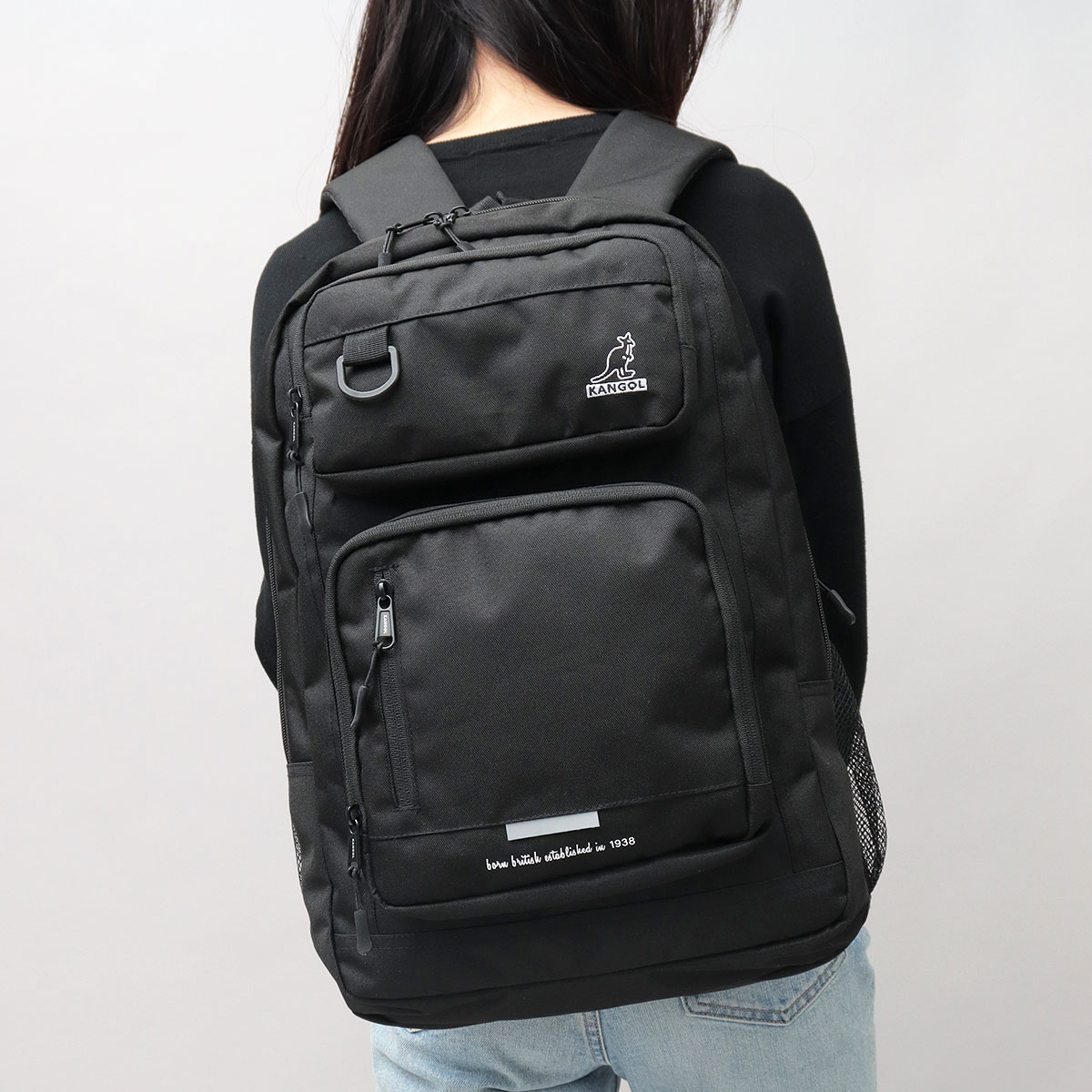 国内即発【LACOSTE】コーデュラスクエアフォルムバックパック LACOSTE｜フィールラコステ コーデュラスクエアフォルムバック