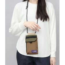 撥水加工 リサイクルポリエステル スマホ マルチミニショルダーバッグ