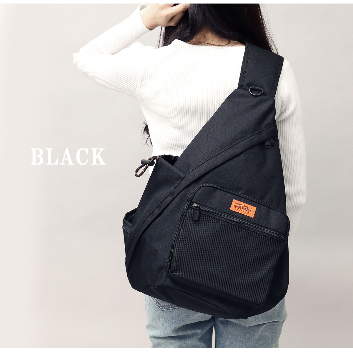 ワンショルダー ビッグボディバッグ / ワンショルダーリュック / 三角