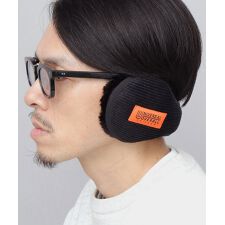 防風 ストレッチ コーデュロイ イヤーマフ 耳当て