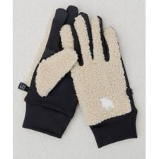 モズ(moz)の5本指 シープボア ストレッチ グローブ 手袋 静電式タッチパネル対応