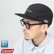 Coleman刺繍 撥水 ナイロン ジェットキャップ 吸水速乾スベリ使用