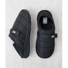 パデッド 内ボア 2WAY ベルト モックシューズ スリッポン バブーシュ