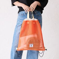 【CHOOP】2WAY ナップサック メッシュバッグ