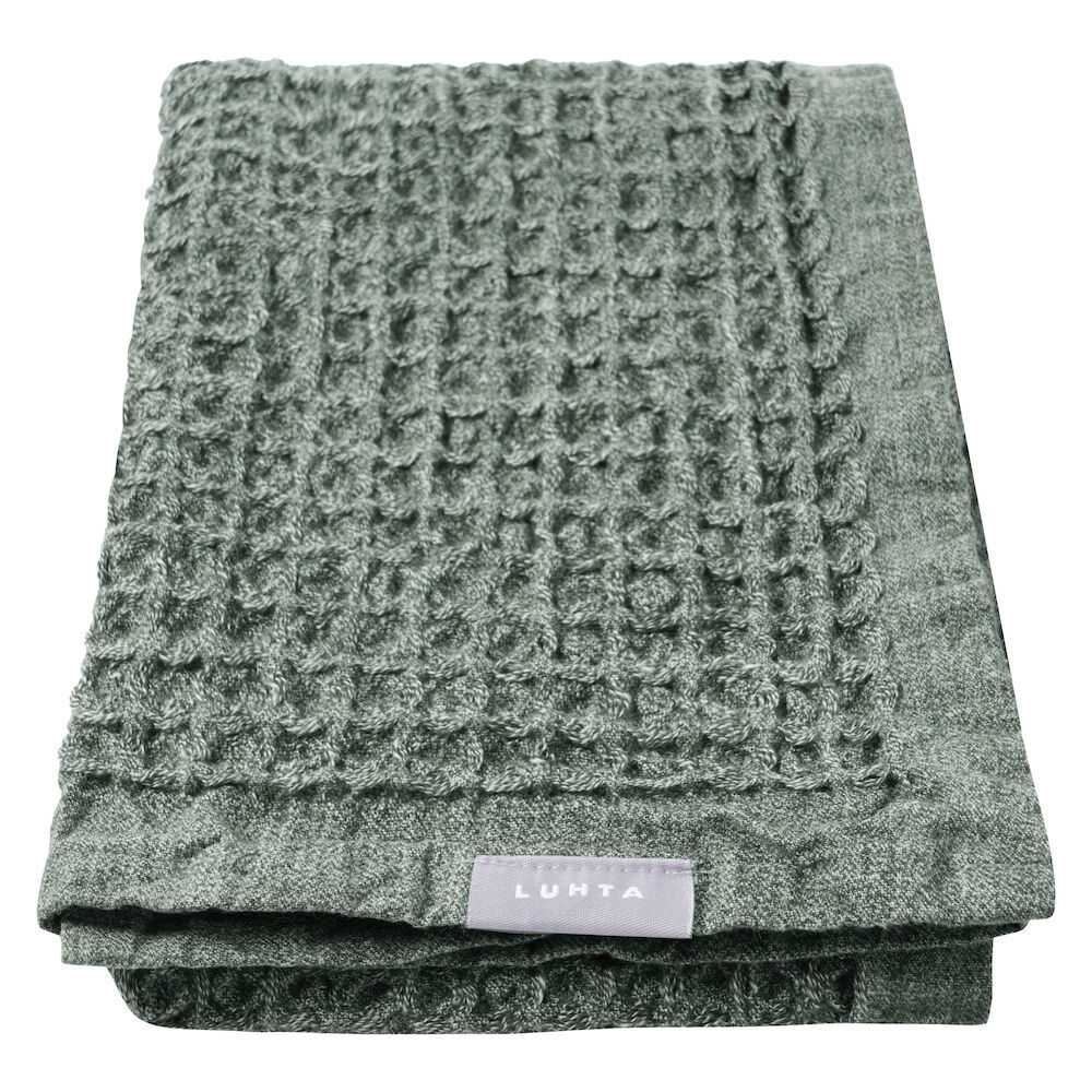 [}C]PELLAVA HAND TOWEL/t^iLUHTAj DARK GREEN