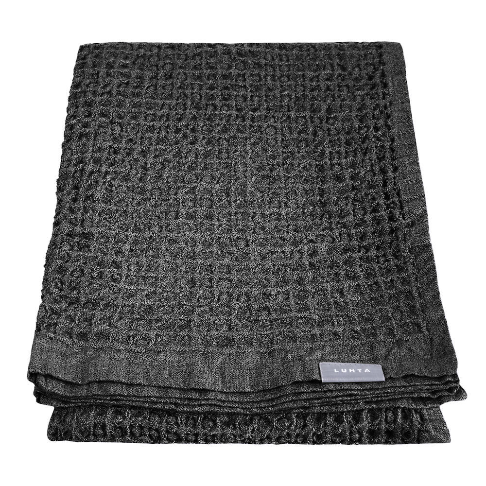 [}C]PELLAVA HAND TOWEL/t^iLUHTAj BLACK