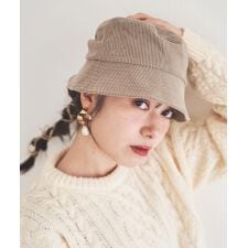 ミル(mil)の【mil (ミル)】コーデュロイ バケットハット バケハ