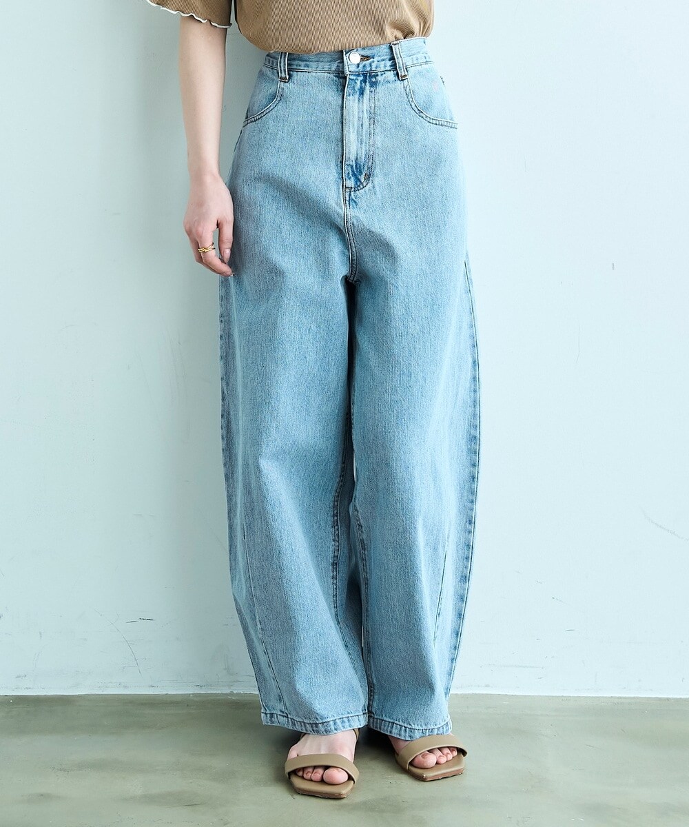 ♥️新品未使用♥️ MICALLEMICALLE カーブデニムパンツ26インチ（M） カーブ デニムパンツ 【mil (ミル)】 | ミル(mil) | マルイウェブチャネル