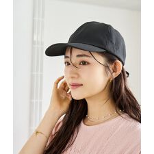 【mil (ミル)】ロゴ刺繍入り バックリボンキャップ