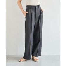 【mil (ミル)】ハイウエスト センタープレスパンツ