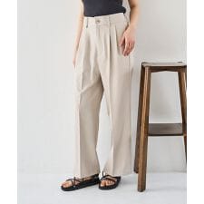 【mil (ミル)】ハイウエスト センタープレスパンツ