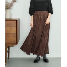 【mil (ミル)】 細プリーツ マーメイドスカート