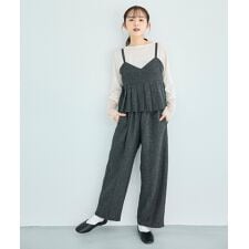 mil (ミル)】ツイード キャミセットアップ キャミソール センター  