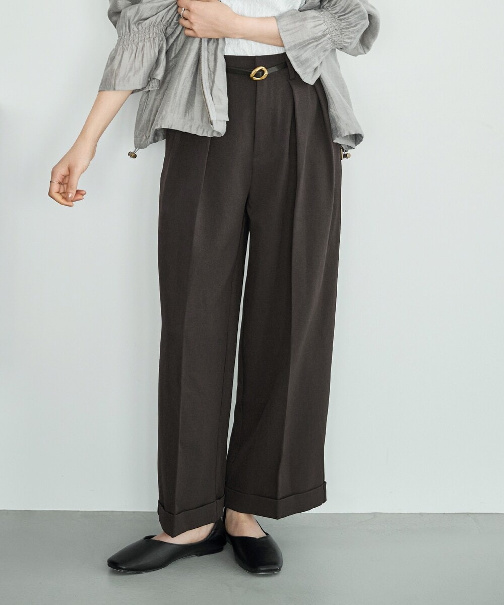 美品MHL, ブラック 2タックパンツ Mサイズ 美品MHL, ブラック 2タックパンツ Mサイズ Aunt Marie's