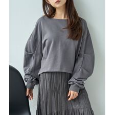 タックスリーブ スウェット プルオーバー / 裏毛 トップス 【mil (ミル)】