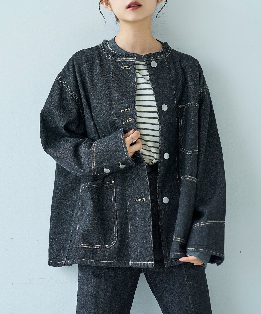 再入荷/RED CARD TOKYO×23区】オーバーサイズ デニム ジャケット