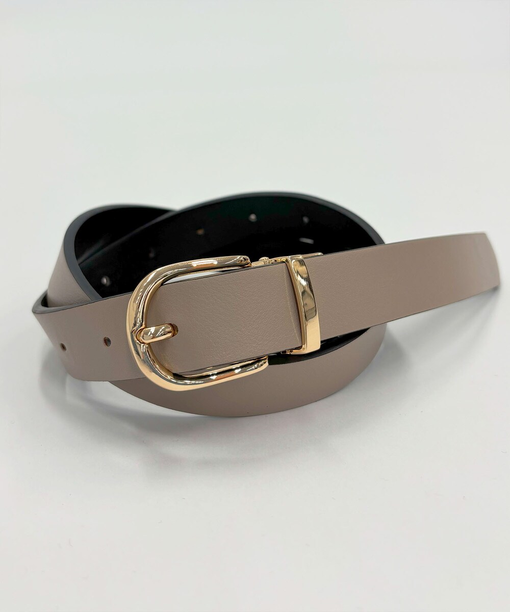 mil (ミル)】リバーシブル 合皮ベルト フェイクレザー 2way