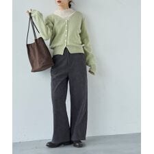 ミル(mil)の【mil (ミル)】コーデュロイセミワイドパンツ