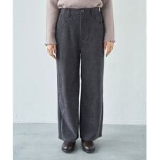 ミル(mil)の【mil (ミル)】コーデュロイセミワイドパンツ