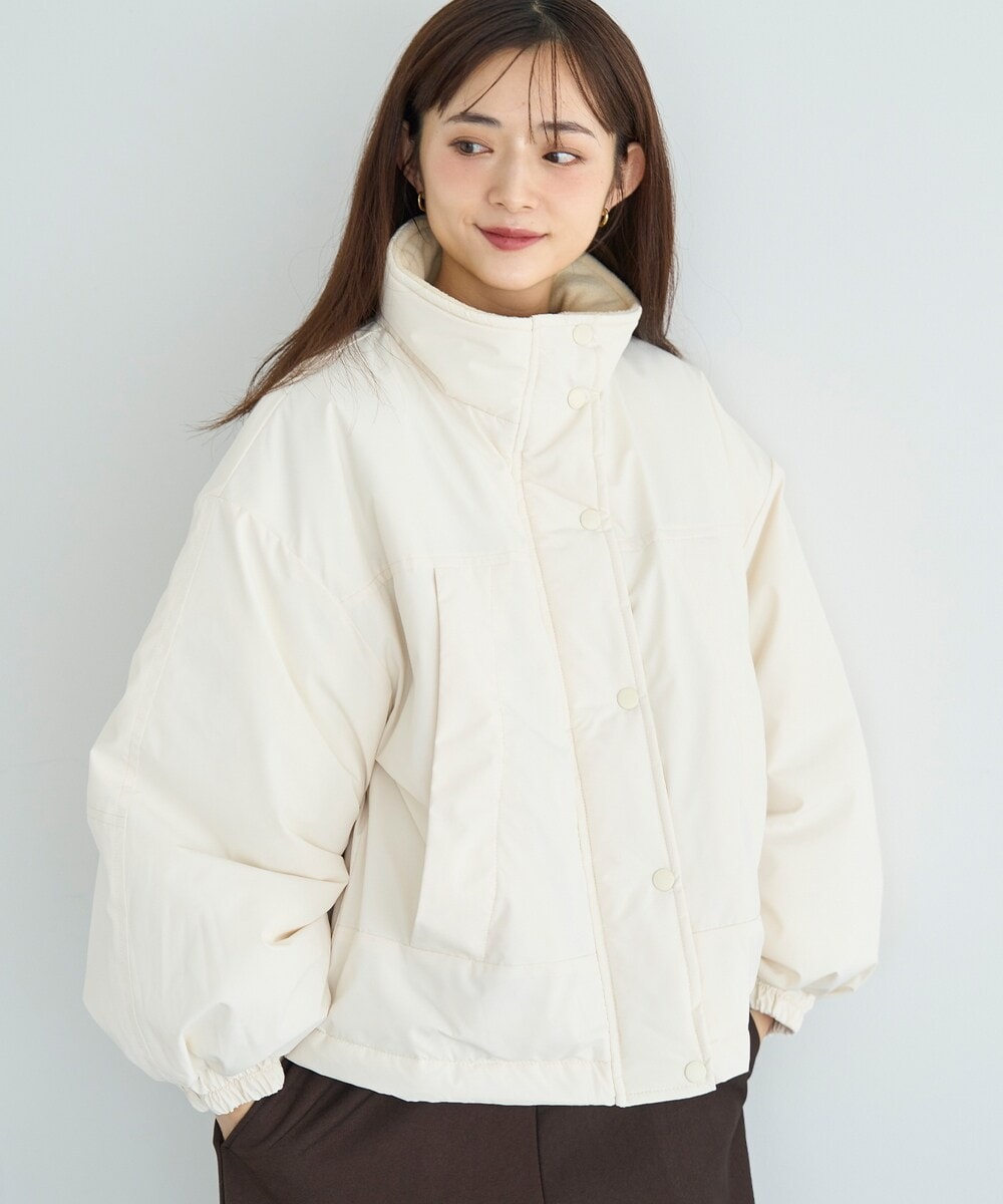 【mil (ミル)】ショート 中綿ジャケット