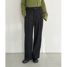 ミル(mil)の【mil (ミル)】裏ボア センタータック セミワイドパンツ スラックス