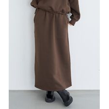 ミル(mil)の【mil (ミル)】裏起毛スウェットナロースカート【セットアップ対応】
