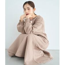 ミル(mil)の【mil (ミル)】裏起毛 マーメイド ワンピース