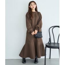 ミル(mil)の【mil (ミル)】裏起毛 マーメイド ワンピース