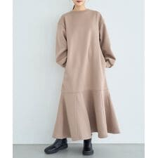 ミル(mil)の【mil (ミル)】裏起毛 マーメイド ワンピース