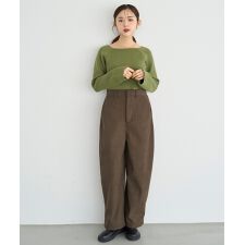 ミル(mil)の【mil (ミル)】裏地あったか カーブパンツ 【新色追加・再生産】