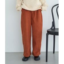 ミル(mil)の【mil (ミル)】裏地あったか カーブパンツ 【新色追加・再生産】