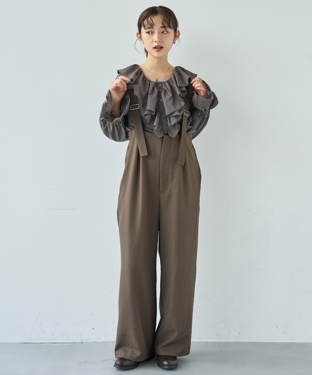 mil (ミル)】ツイード キャミセットアップ キャミソール センター