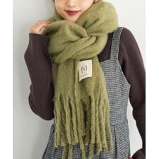 ミル(mil)の【mil (ミル)】 ボリュームフリンジ マフラー