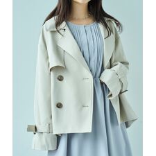 【mil (ミル)】ショート トレンチコート