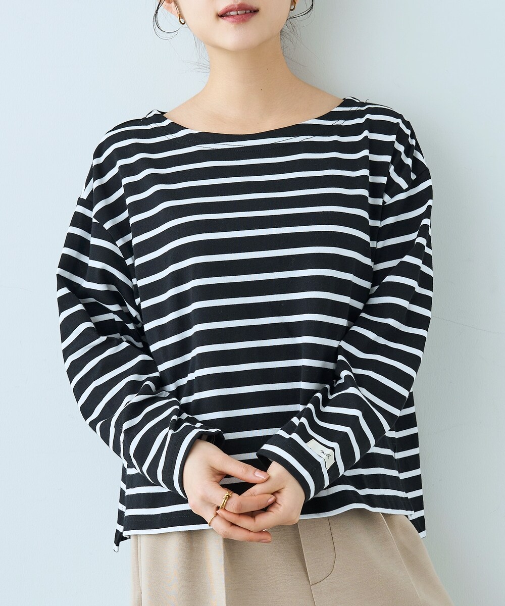 【mil (ミル)】ボーダー ロンT