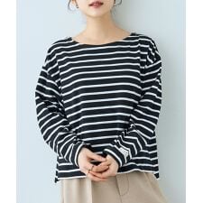 【mil (ミル)】ボーダー ロンT