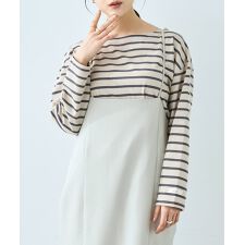 【mil (ミル)】ボーダー ロンT