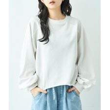 ラメスウェット カットオフプルオーバー 【mil (ミル)】