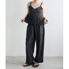 リネンライク キャミセットアップ / パンツ ビスチェ【mil (ミル)】