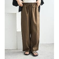 【UVケア・接触冷感】  リラックス ワイドパンツ / イージーケア 【mil (ミル)】