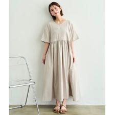 夏の多機能素材] マルチファンクション 2way ワンピース/ 汗染み防止 