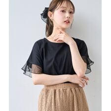 袖シアー フリル 半袖 Tシャツ【mil/ミル】 | ミル(mil) | マルイ 