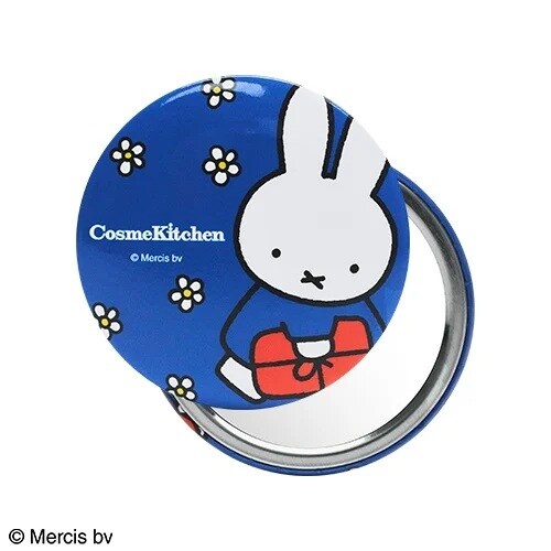 CosmeKitchen miffy キルティングポーチ＆ミラーセット Cosme Kitchen】＜miffy＞キルティングポーチ&ミラーセット