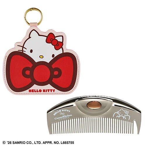 新品 ラブクロム ハローキティ コラボ コーム ブラック ケース付き LOVECHROME】＜HELLO KITTY＞(R)PGツキ プレミアムブラック コーム