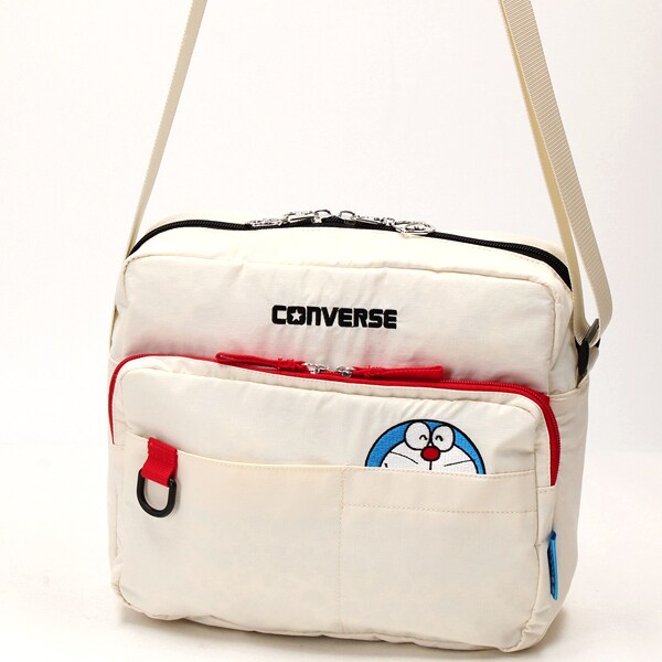 ドラえもん ショルダーバッグ ホワイトCONVERSEコラボ コンバース ドラえもん ショルダーバッグ メンズ レディース