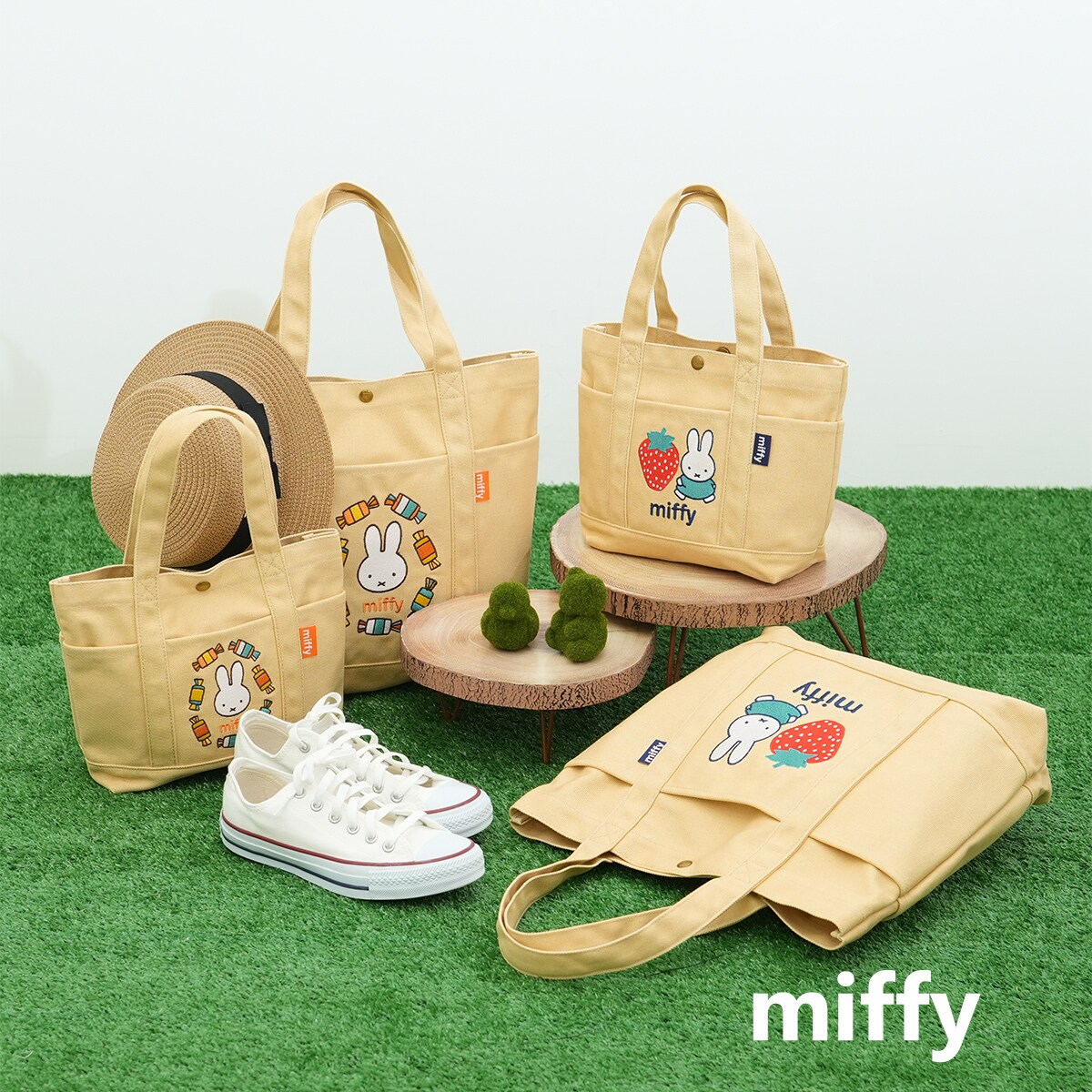 ささのは ミッフィー Miffy デイバック リュック レディース 大容量 miffy ミッフィー