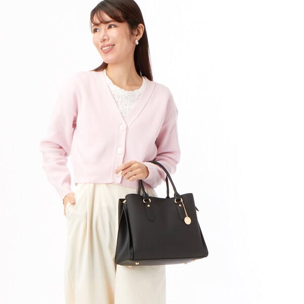 PLAN C イラスト付きハンドバッグ ce017-11114-01b.jpg