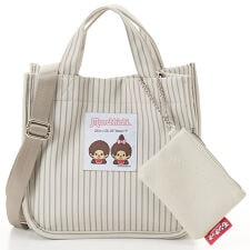 ケスクルデザイン モンチッチ 2wayハンドバッグ BR