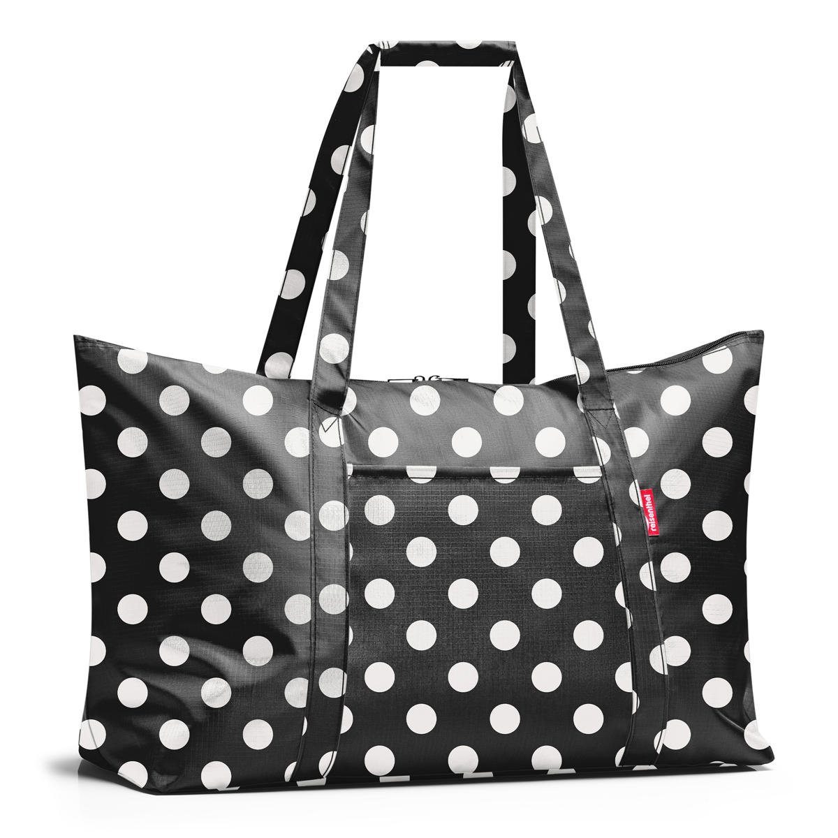[�}���C]reisenthel �g�[�g�o�b�O �܂肽���� MINI MAXI TRAVELBAG/���C�[���^�[���ireisenthel�j DOTSWHITE